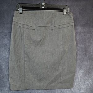 Express Charcoal Pencil Skirt